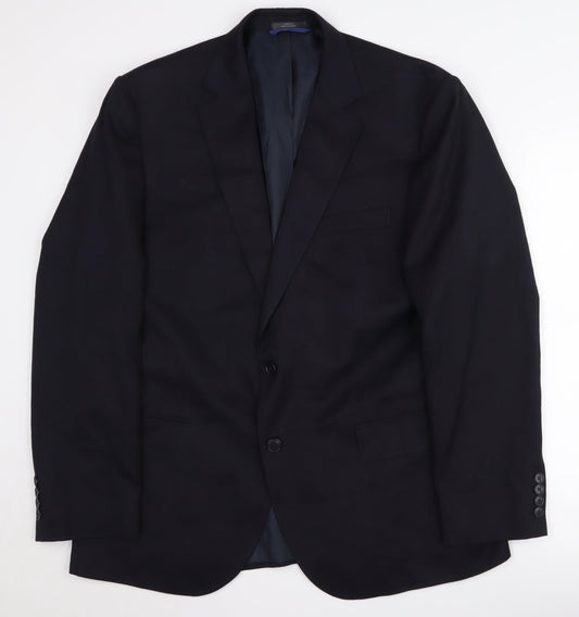 Mens UK Size 42 Marks and Spencer Regular Black Suit Jacket