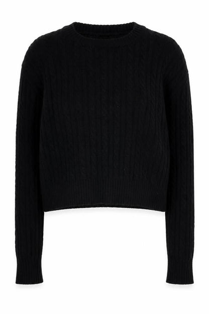 Womens UK Size XS Pull & Bear Black Pullover Jumper