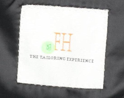 FH Men's Black Size 42 Blazer Jacket - Wool Blend - Excellent