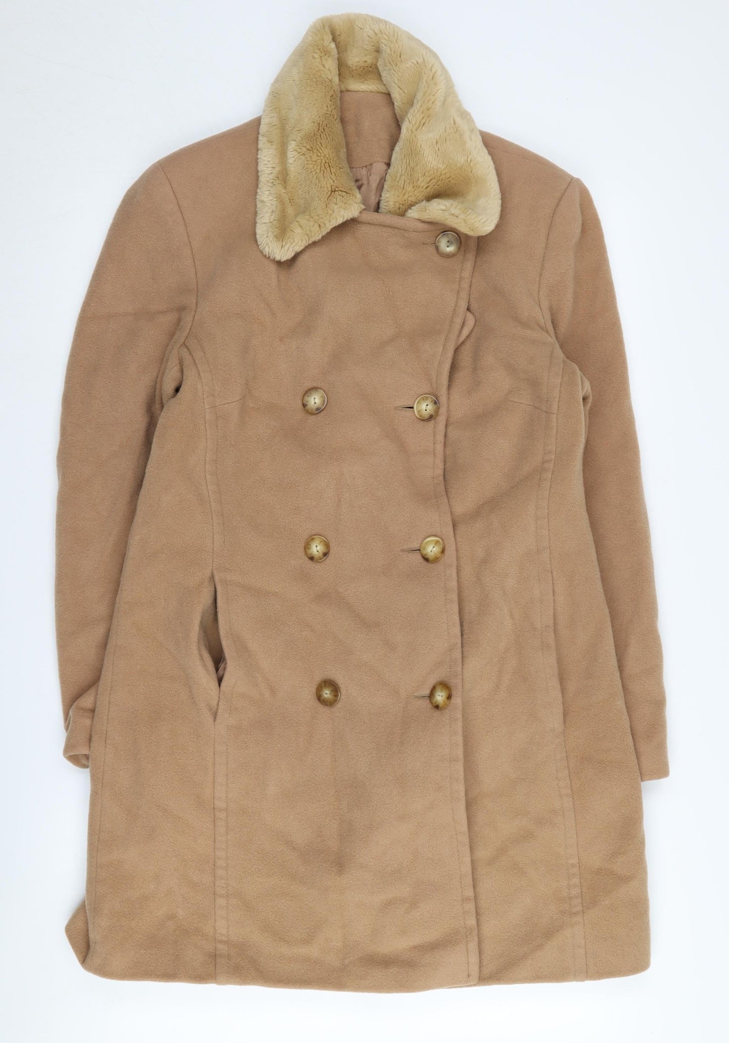 Womens UK Size 10 Richards Brown Pea Coat