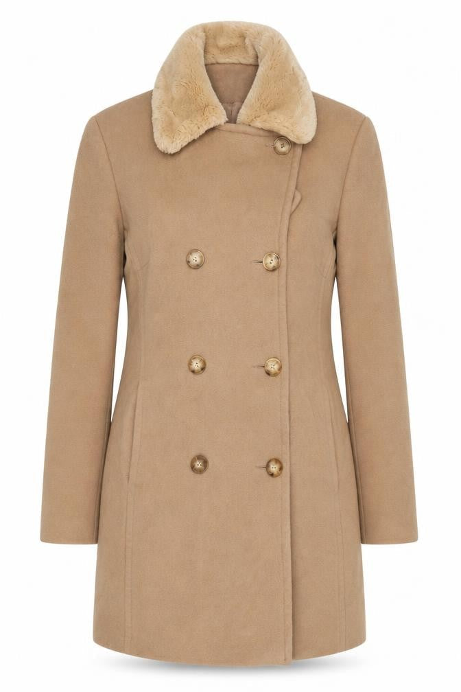 Womens UK Size 10 Richards Brown Pea Coat