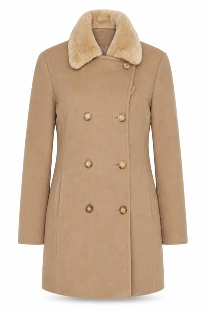 Womens UK Size 10 Richards Brown Pea Coat