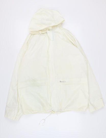 Womens UK Size XL Regatta Ivory Rain Coat