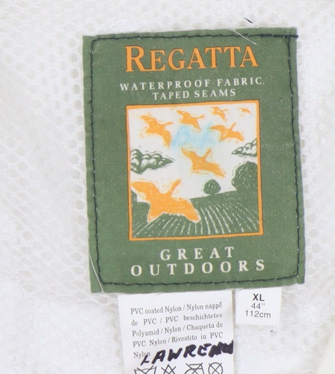 Womens UK Size XL Regatta Ivory Rain Coat
