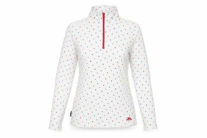 Trespass Women's White Polka Dot Jersey, 2XS, Casual