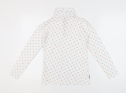 Trespass Women's White Polka Dot Jersey, 2XS, Casual