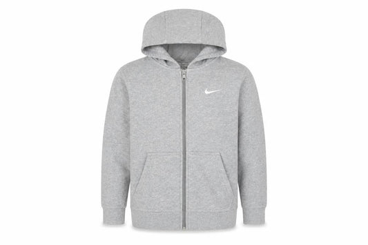Nike Boys Full Zip Grey Hoodie Size M