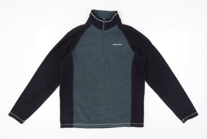 Mens UK Size M Craghoppers Blue 1/2 Zip Sweatshirt