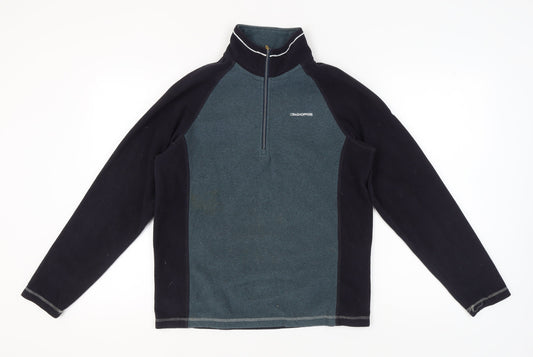 Mens UK Size M Craghoppers Blue 1/2 Zip Sweatshirt