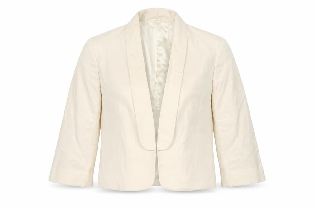 Womens UK Size 12 Jaeger Regular Ivory Suit Jacket