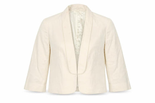 Womens UK Size 12 Jaeger Regular Ivory Suit Jacket