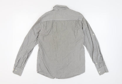 Jack & Jones Men's Striped Shirt, Medium, Casual, Grey