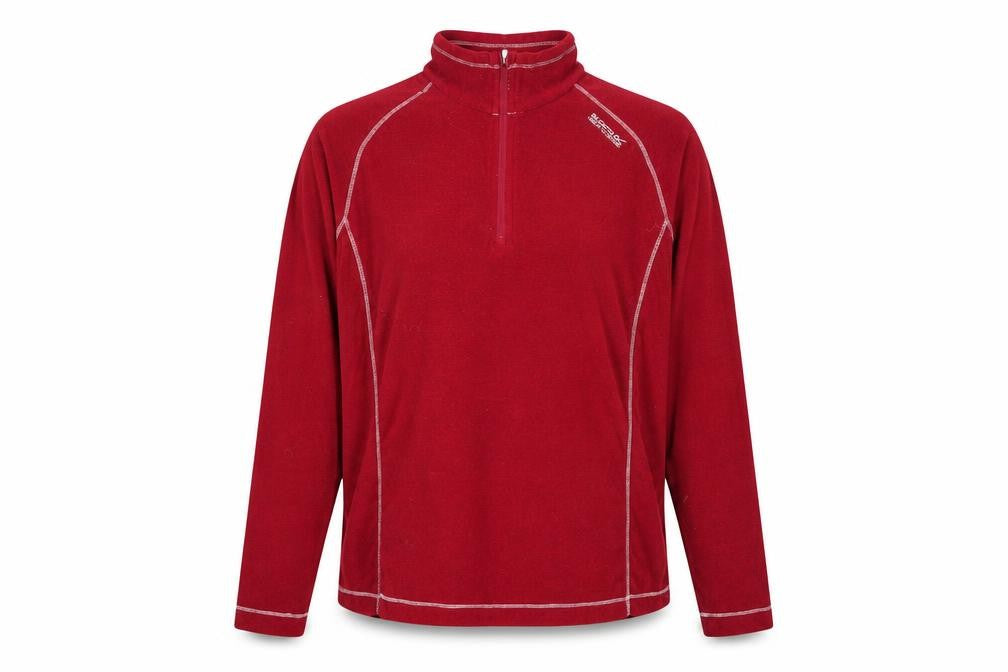 Womens UK Size 10 Regatta Red Henley Sweatshirt