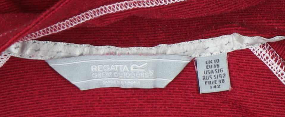 Regatta Women's Red Lightweight Henley 1/4 Zip Sweatshirt