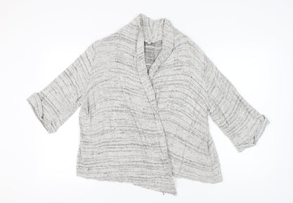 Womens UK Size 16 FatFace Grey Cardigan Jumper