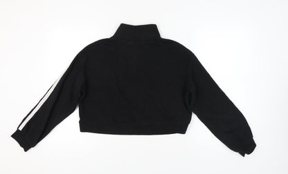 H&M Women's Black NASA Henley Sweatshirt S