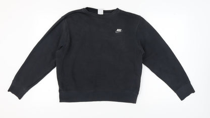 Nike Black Pullover Sweatshirt Unisex Adult Size S