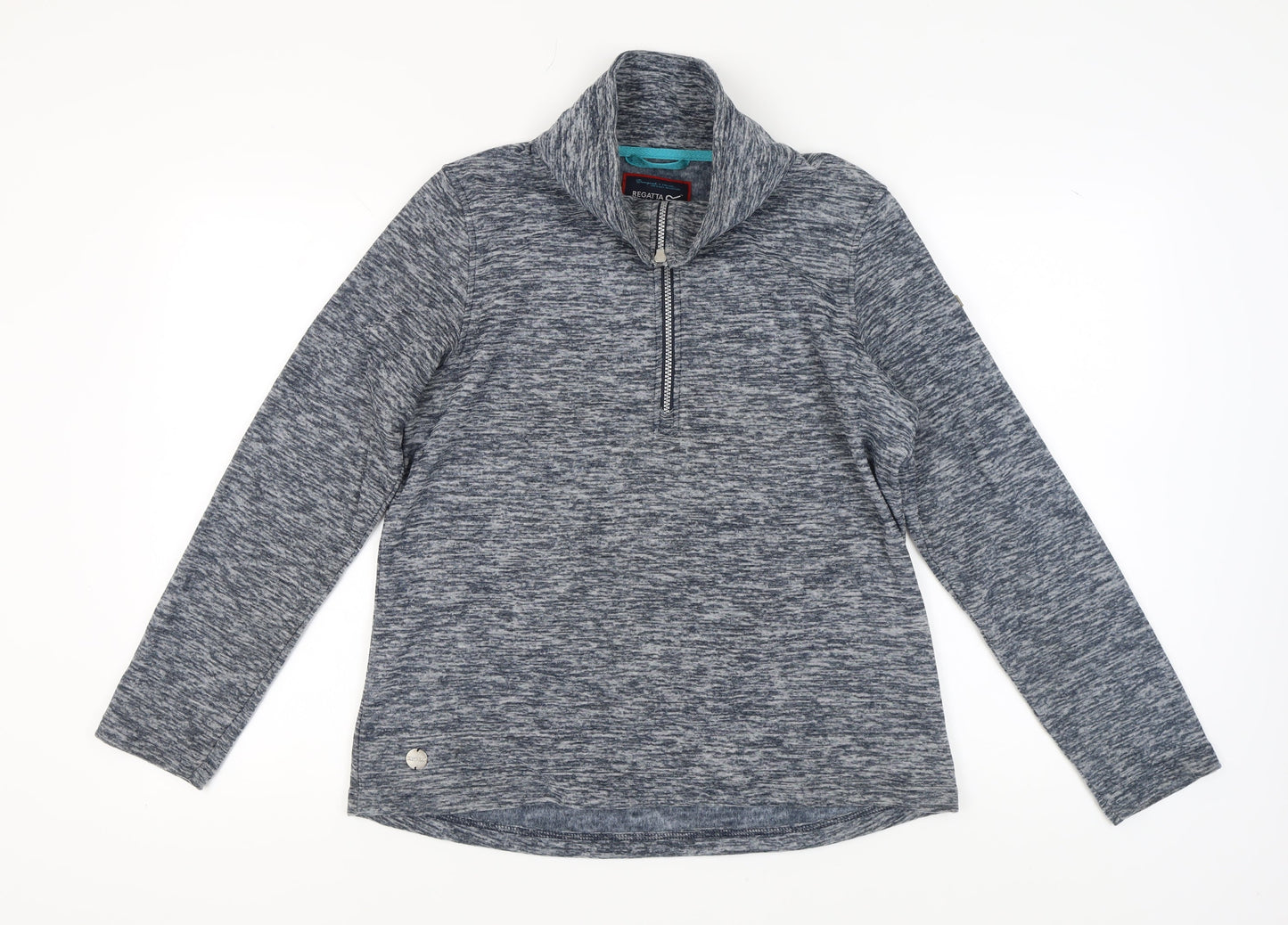 Womens UK Size 14 Regatta Grey Henley Sweatshirt