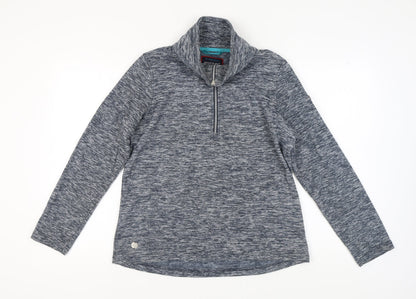 Womens UK Size 14 Regatta Grey Henley Sweatshirt