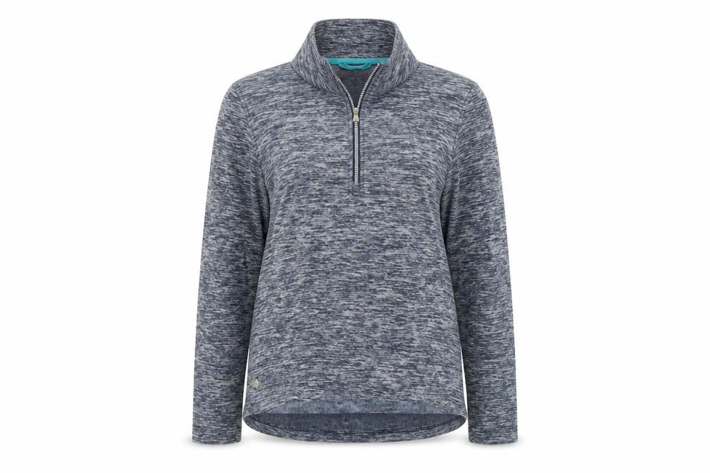 Womens UK Size 14 Regatta Grey Henley Sweatshirt