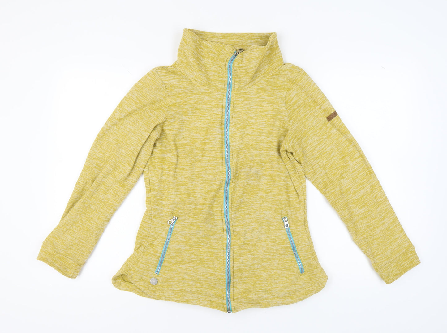 Regatta Women's Yellow Zip Sweatshirt Size 12