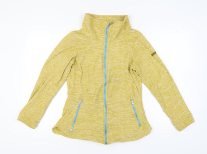 Regatta Women's Yellow Zip Sweatshirt Size 12