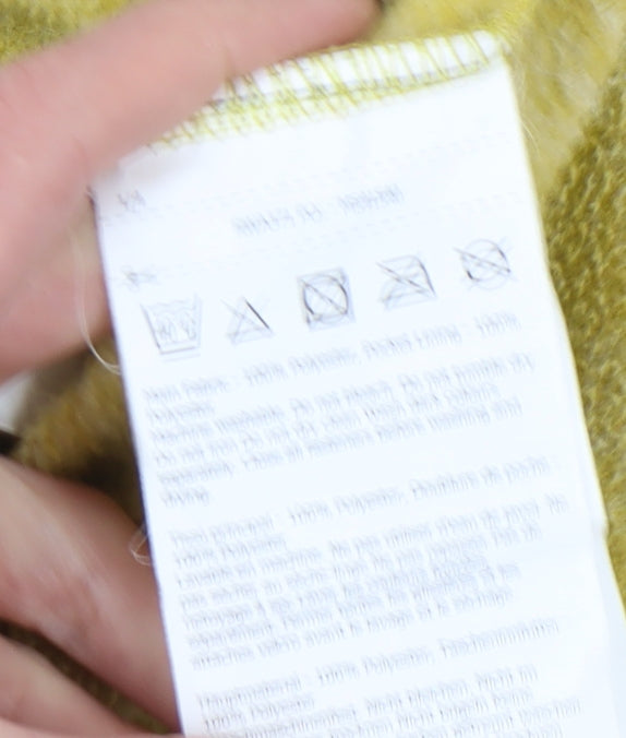 Regatta Women's Yellow Zip Sweatshirt Size 12