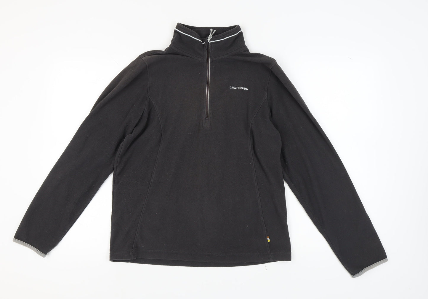 Mens UK Size S Craghoppers Black Henley Sweatshirt