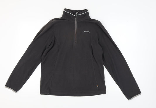 Mens UK Size S Craghoppers Black Henley Sweatshirt