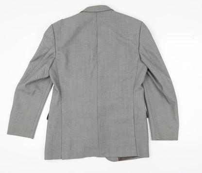 Mens UK Size 40 Baumler Regular Grey Suit Jacket