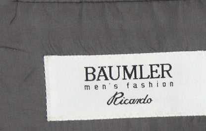 Mens UK Size 40 Baumler Regular Grey Suit Jacket