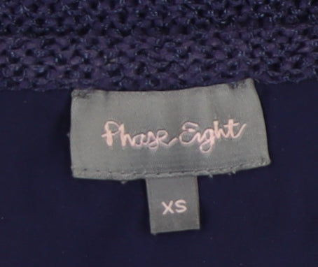 Womens UK Size XS Phase Eight Blue Pullover Jumper