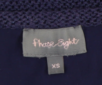 Womens UK Size XS Phase Eight Blue Pullover Jumper