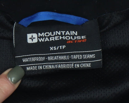 Mens UK Size XS Mountain Warehouse Blue Windbreaker Coat