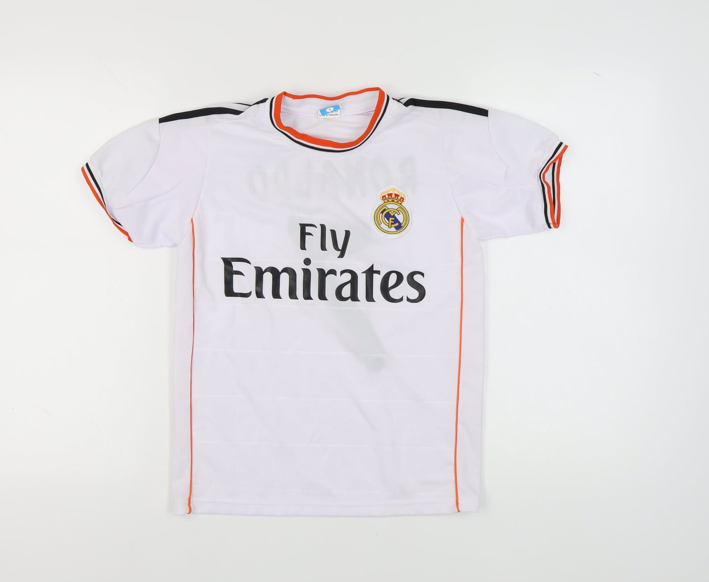 Inter Soccer Boys' White Football Jersey L Casual Sports