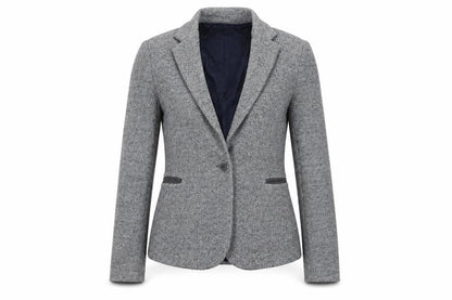 Womens UK Size 8 Zara Basic  Grey Blazer