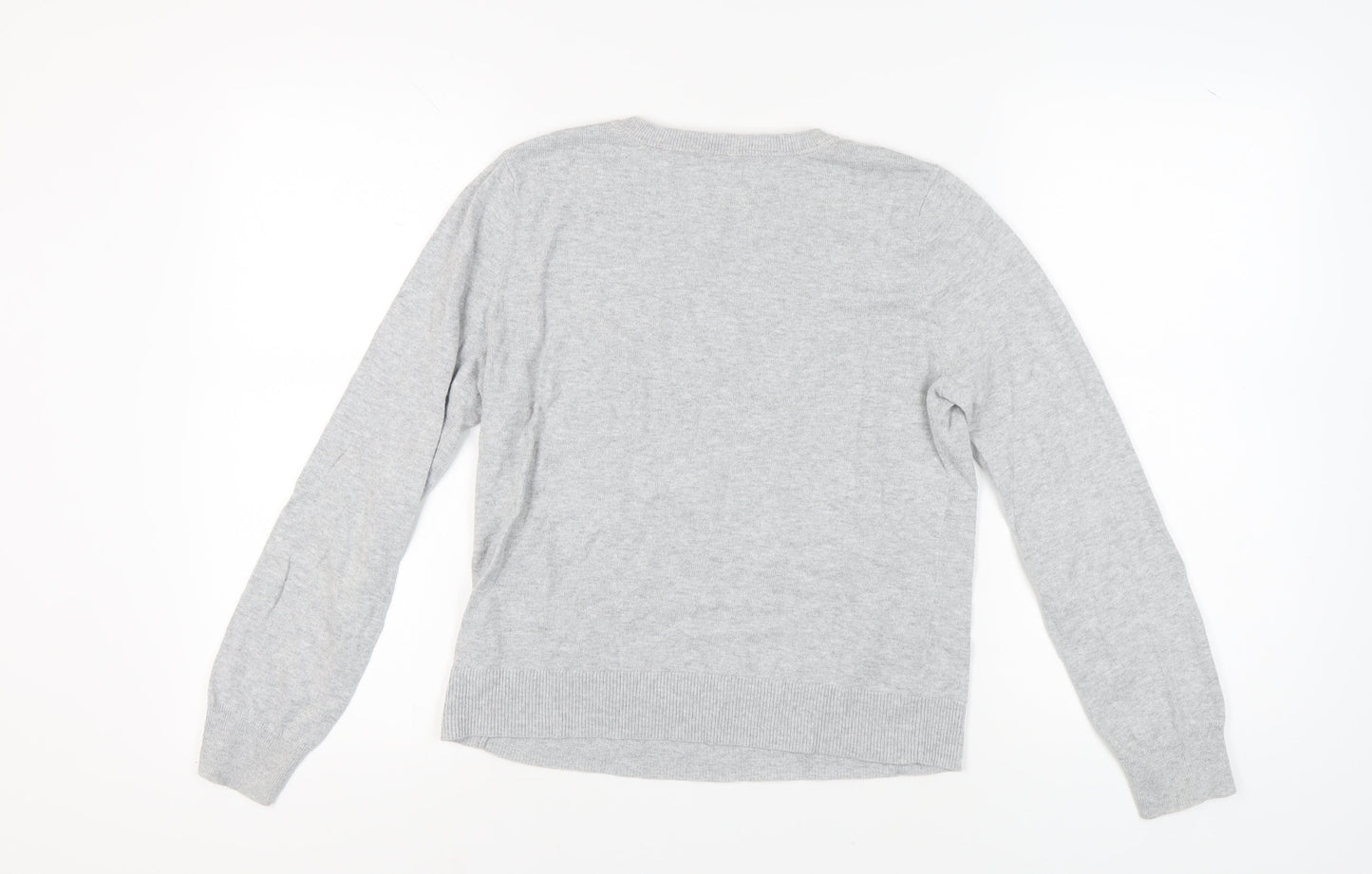 Womens UK Size M Oasis Grey Pullover Jumper