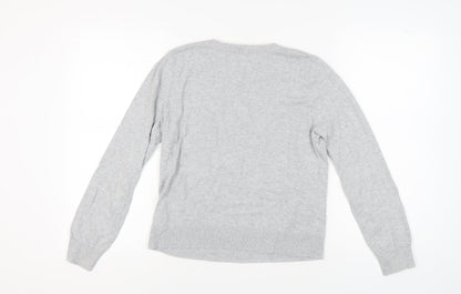 Womens UK Size M Oasis Grey Pullover Jumper