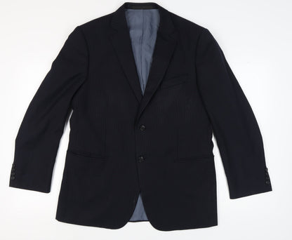 Mens UK Size 42 Marks and Spencer Regular Blue Suit Jacket