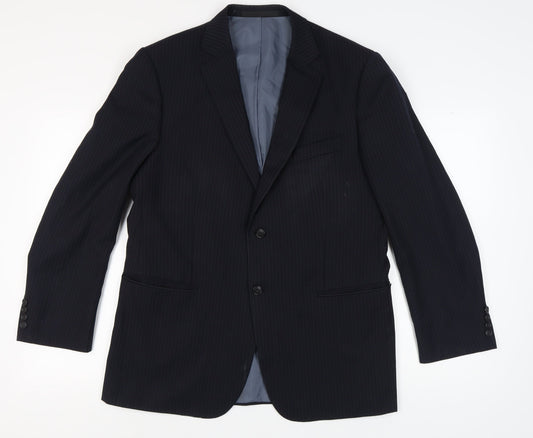 Mens UK Size 42 Marks and Spencer Regular Blue Suit Jacket