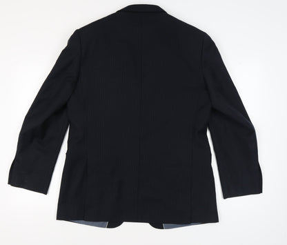Mens UK Size 42 Marks and Spencer Regular Blue Suit Jacket