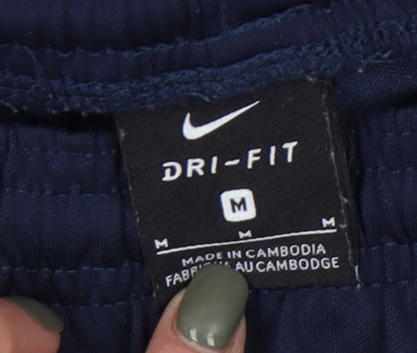 Nike Men's Blue Track Pants M, Ideal for Gym & Running