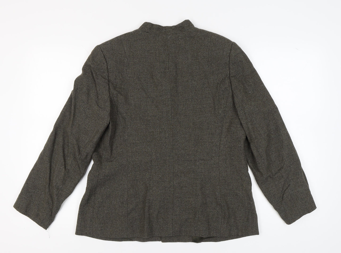 Jaeger Women's Size 14 Wool Suit Jacket Grey