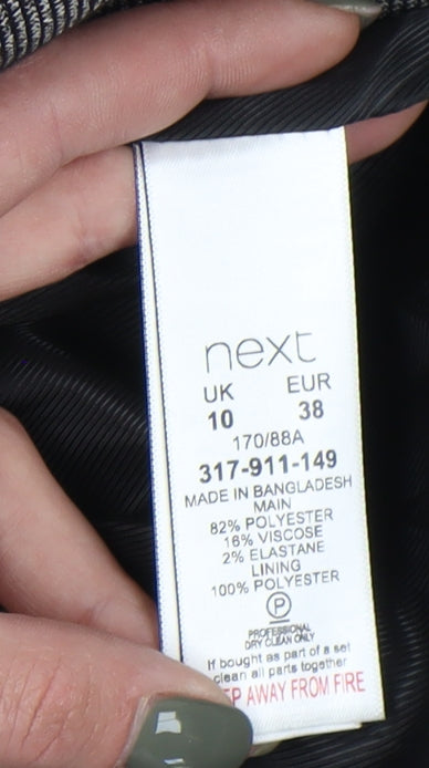 Next Women’s Grey Blazer, Size 10, Single-Breasted