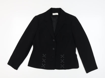 Wallis Petite Black Blazer, Women's Size 14, Business Wear