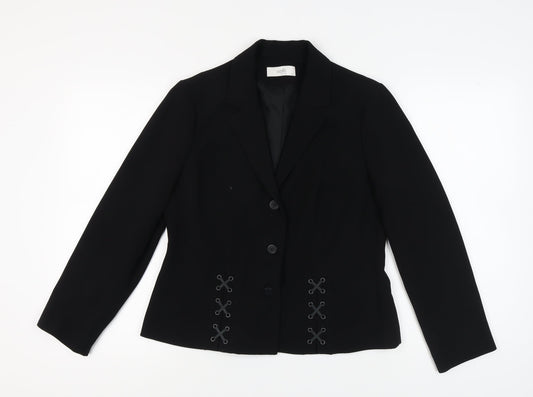 Wallis Petite Black Blazer, Women's Size 14, Business Wear