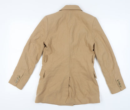 H&M Women's Beige Blazer, UK 8, Button Closure