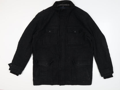 Mens UK Size 2XL NEXT Black Basic Jacket