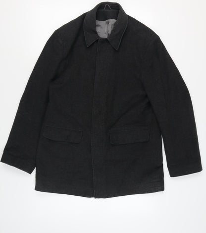 Mens UK Size M Linea Black Basic Jacket