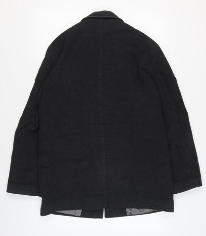 Mens UK Size M Linea Black Basic Jacket